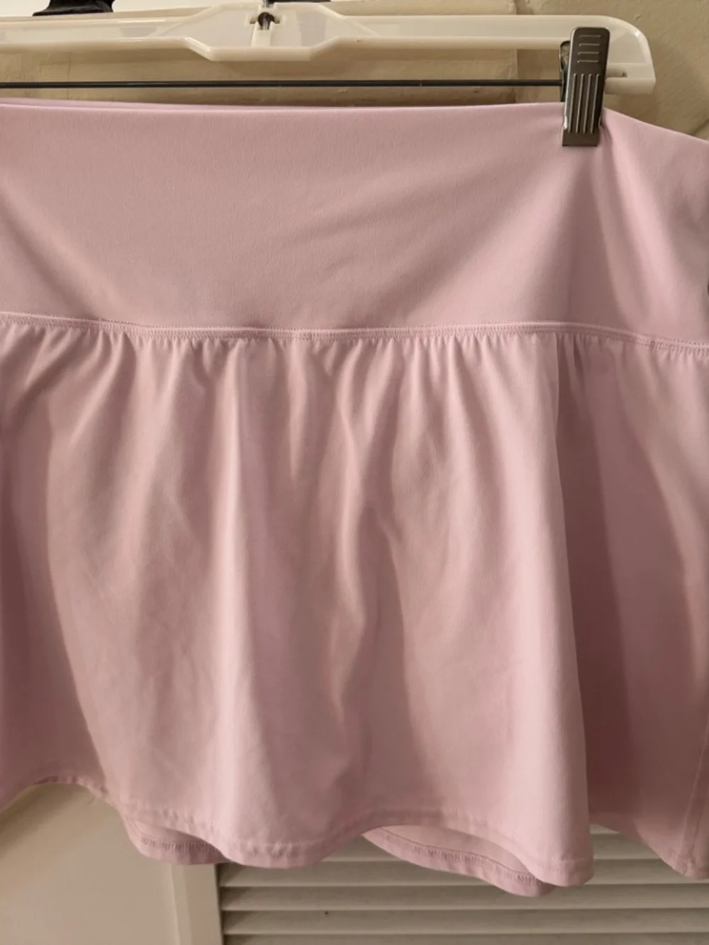 Lululemon Align tennis skirt, pale pink, with shorts liner, size 14